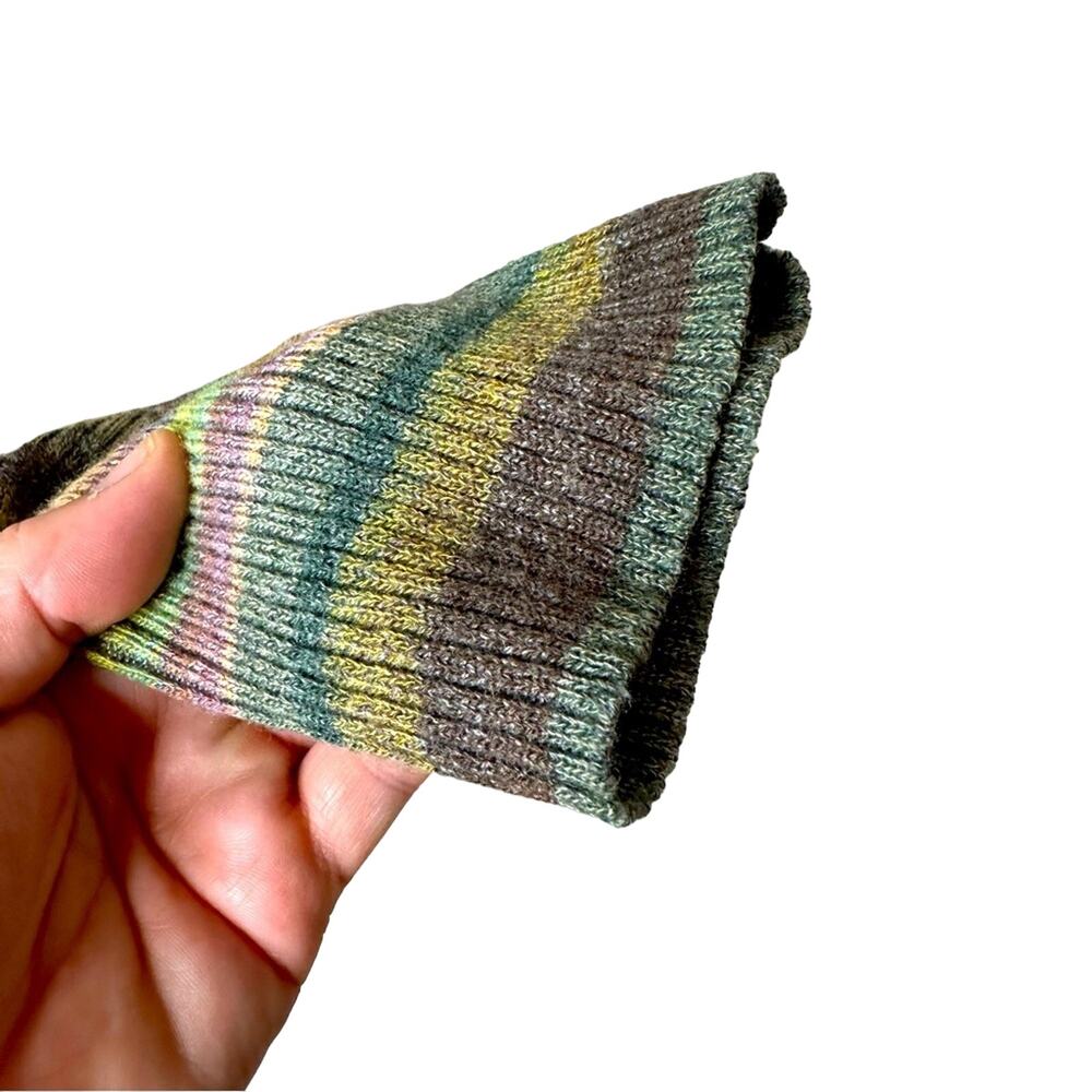 Retro Style Vented Pipes Stripes Turtleneck - MULTICOLORED - Picture 11 of 12